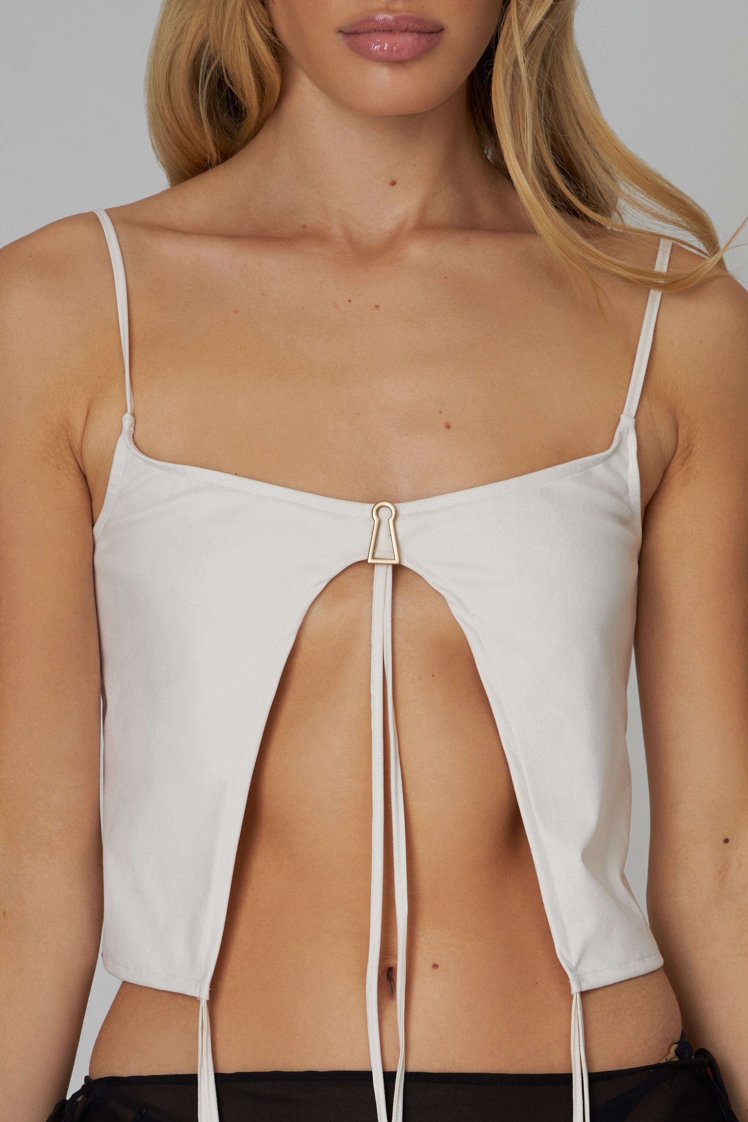 正規品 andmary Nicole ribbon tops ANDMARY】Nicole ribbon tops